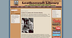 Desktop Screenshot of blog.leathercraftlibrary.com